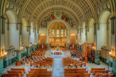 Looking Down from the Balcony ~ St Josaphat