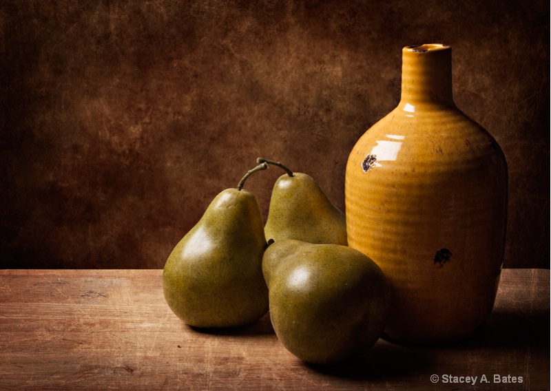 Vase and Pears