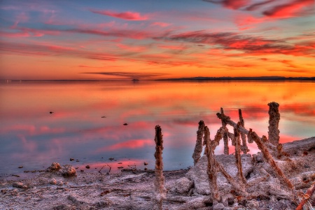 Bombay Beach Sunset