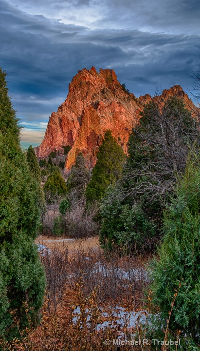 Sunset at the Garden of the Gods