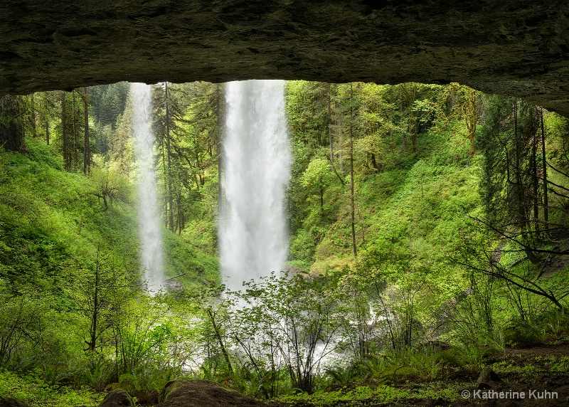 Behind the Falls