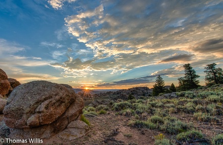 Sunrise, Hartman Rocks