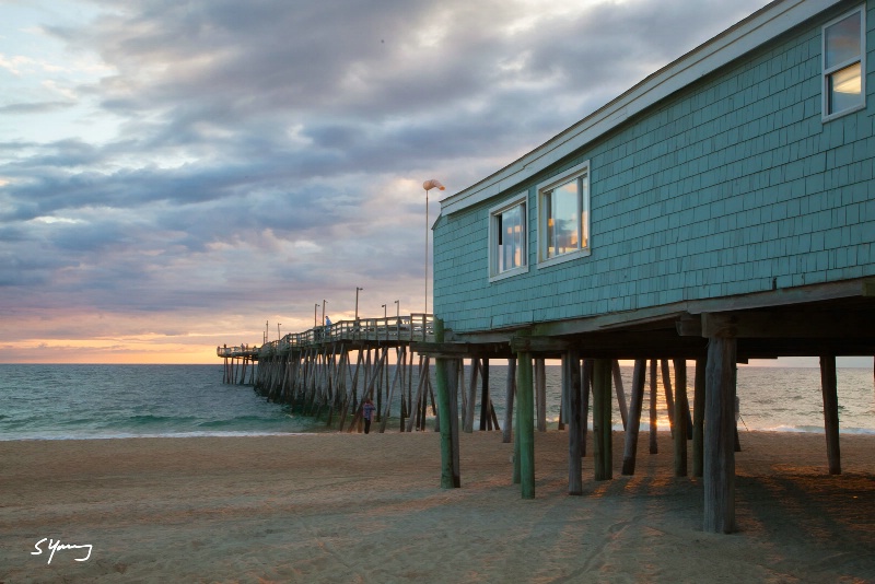 Avalon Pier at Dawn; Kill Devil Hills, NC