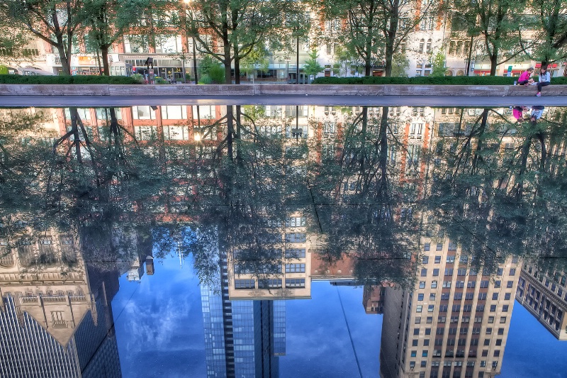 Michigan Ave Reflections