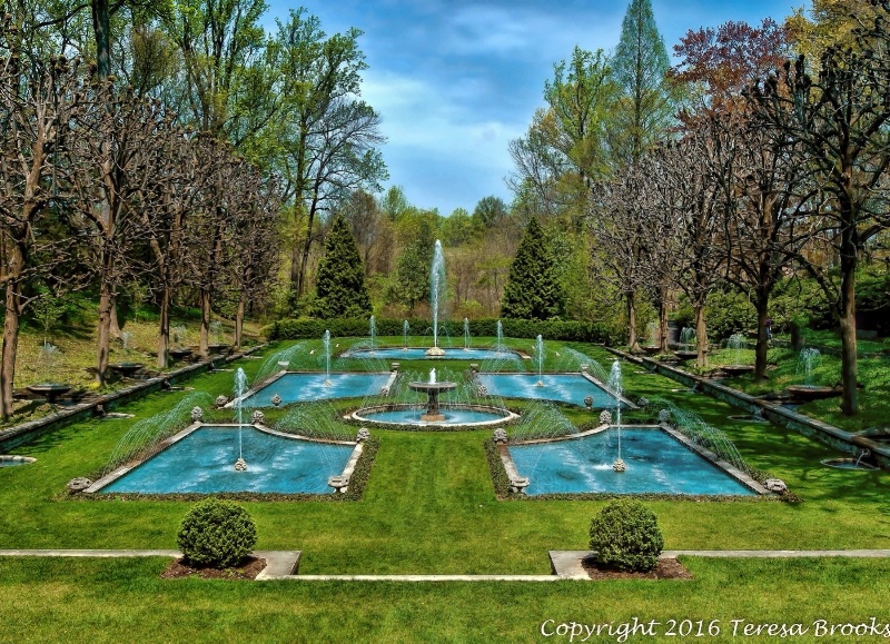 Italian water garden