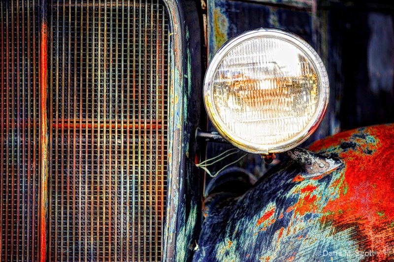 Old Ford Headlight