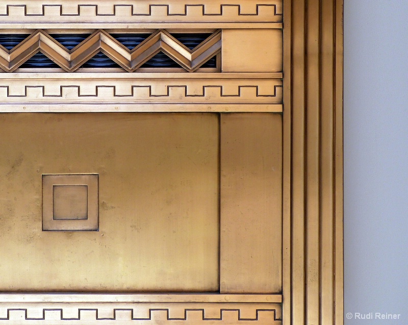 Brass door details