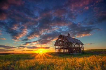 The End of a Barn