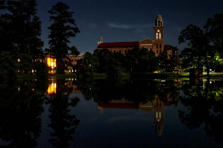 St. Joseph Abby Church with Lake