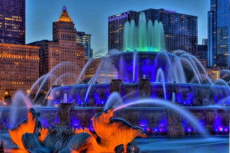 Buckingham Fountain Blues