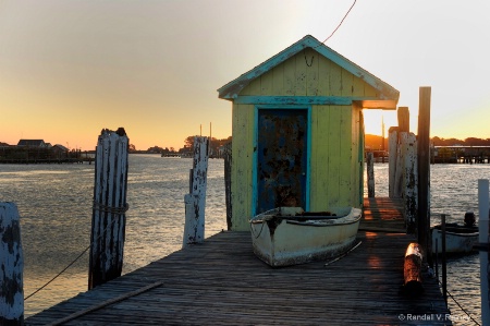 Docked boat 