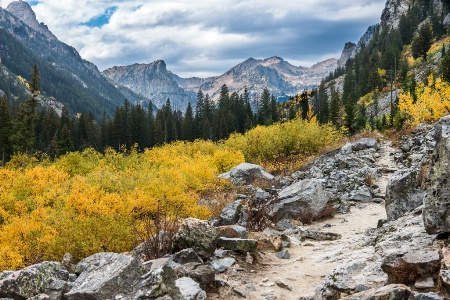 Around the Corner in Cascade Canyon