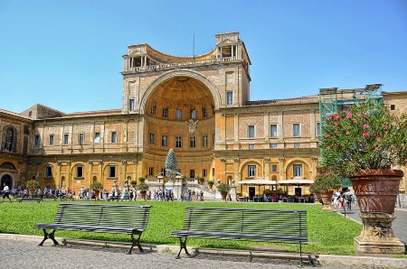 In the Vatican Gardens