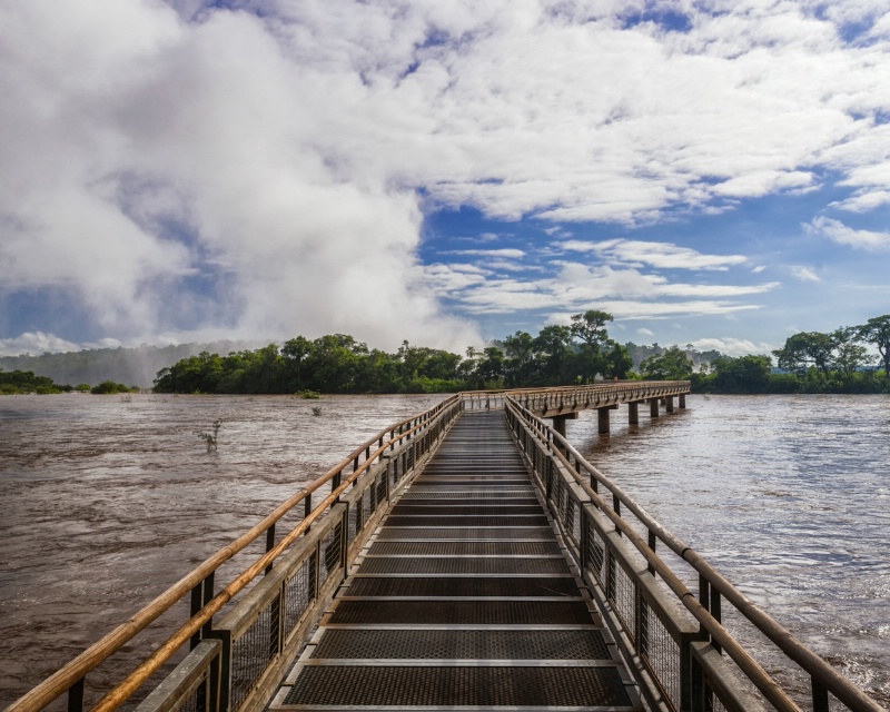 Walkway To The Falls