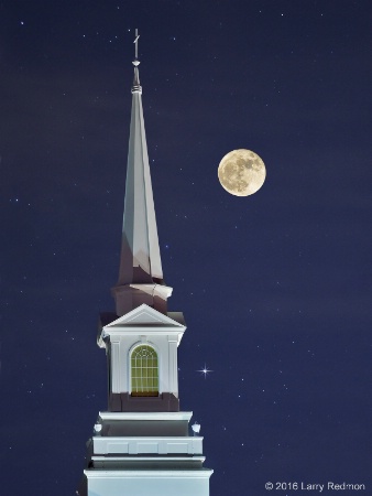 Moon and Steeple II