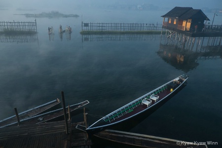 Morning of Inle Lake