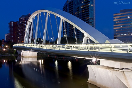 Main Street Bridge At Night