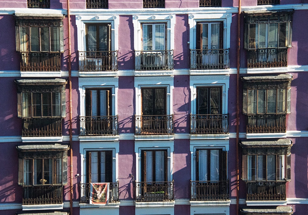 Balconies in Madrid 1