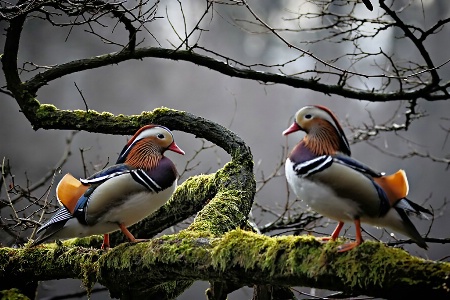 Mandarin Ducks