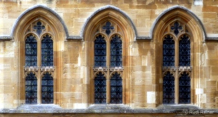 Three windows, London