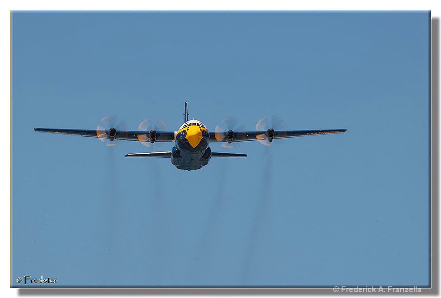 Marine Corp  Fat Alpert Flying Over Jones Beach   - ID: 15340226 © Frederick A. Franzella