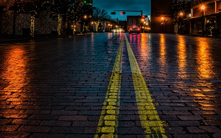 Brick Streets of Nacogdoches, TX.