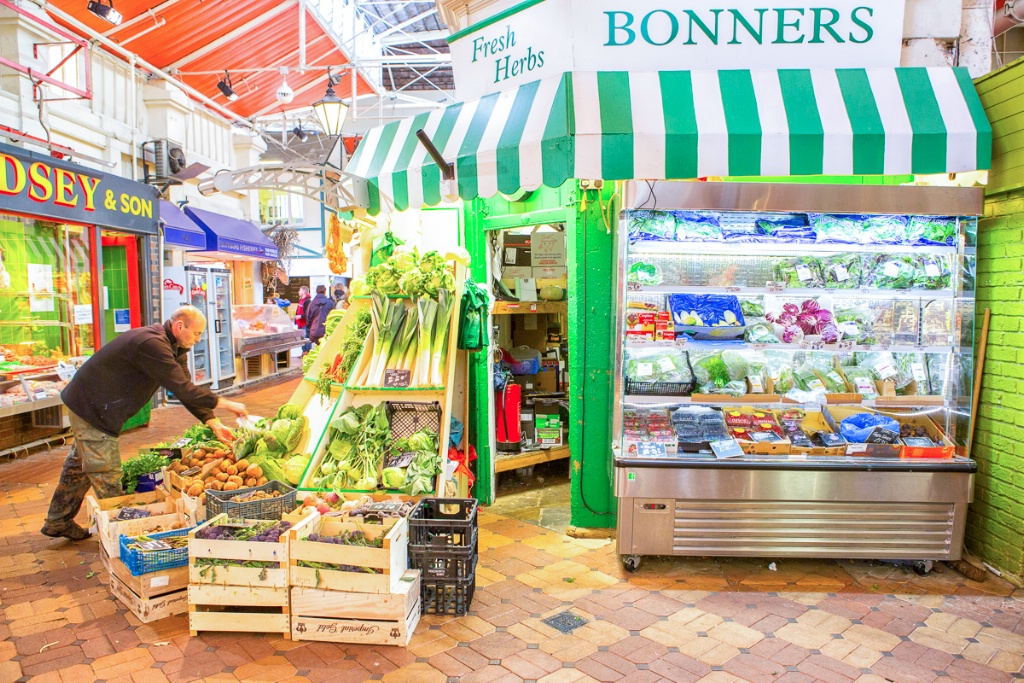 In the Covered Market, Oxford