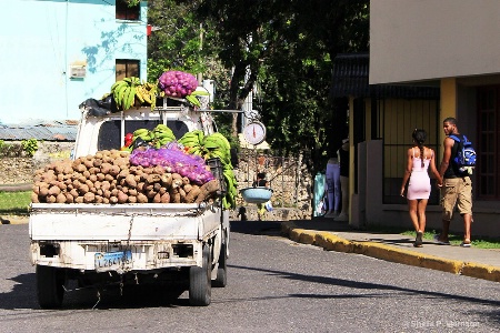 Fruit and Yams for Sale