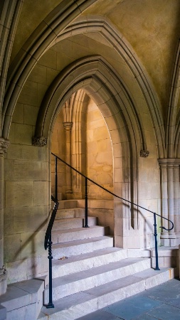 Cathedral Exterior Stairs 