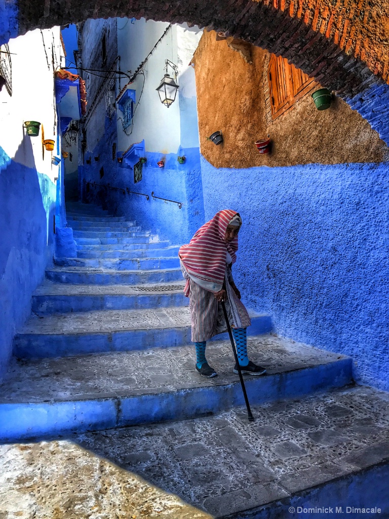 ~ ~ THE LADY WITH THE BLUE SOCKS ~ ~ 