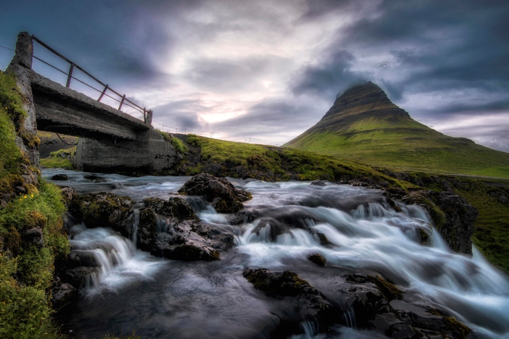 An Evening at Kirkjufellfoss