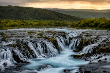 Evening at Bruarfoss