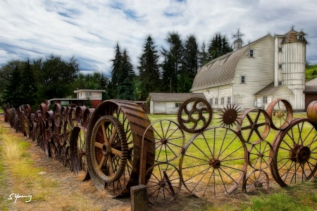 Dahmen Barn; Uniontown, WA