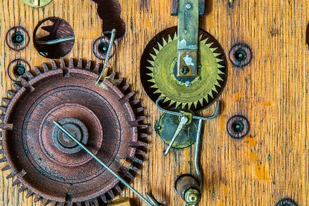 Wooden Clock Works