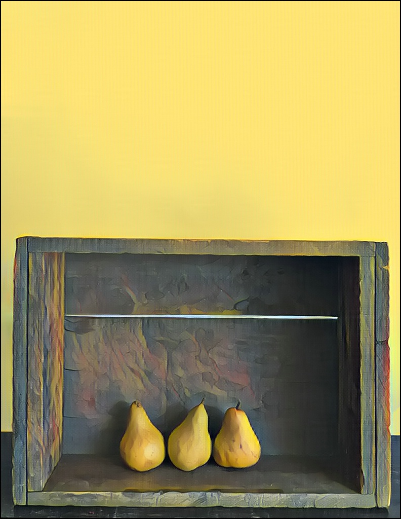 Three Yellow Pears