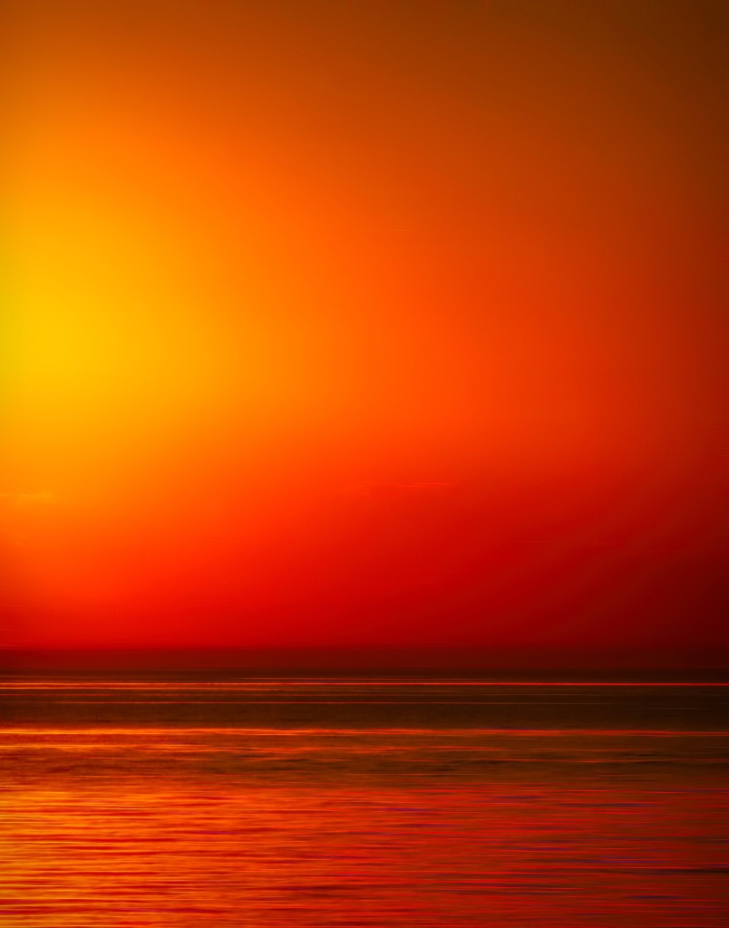 Sunset Beach Abstract