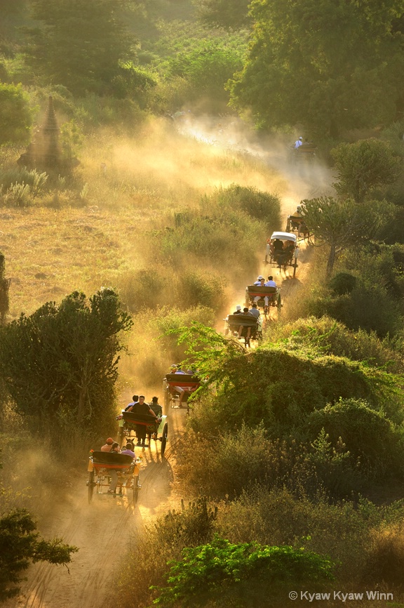 Group of Traveller in Myanmar