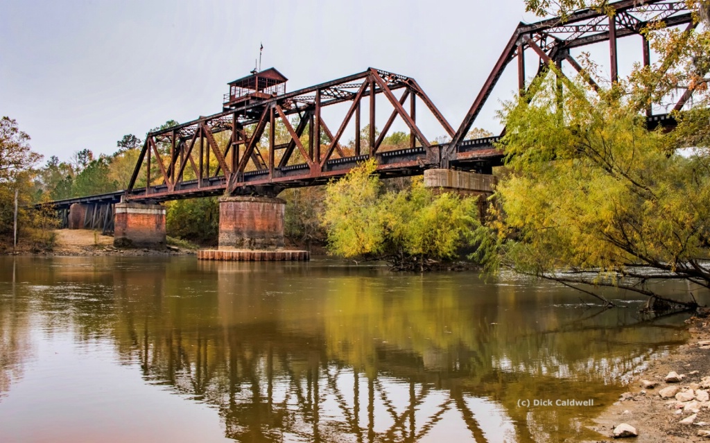 Railroad Trestle - by Dick Caldwell;  Georgia