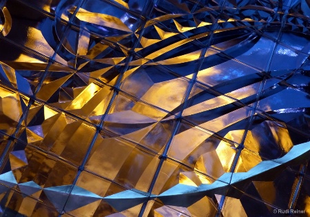 Abstract of glasswork, NYC