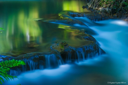 Slow Motion of Water