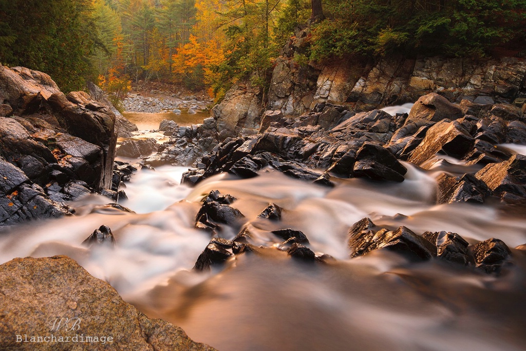 Early Morning Sunrise Split Rock Falls