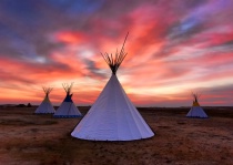 Photography Contest - May 2018: Dawn Over Teepee Village