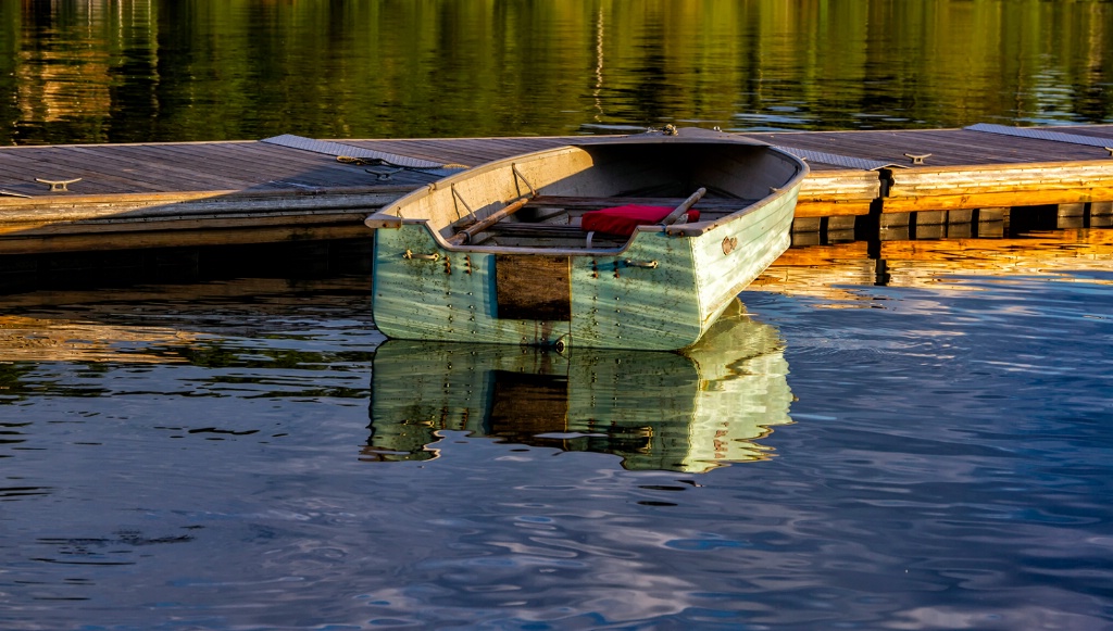 Blue Rowboat