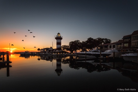 Evening in Harbor Town