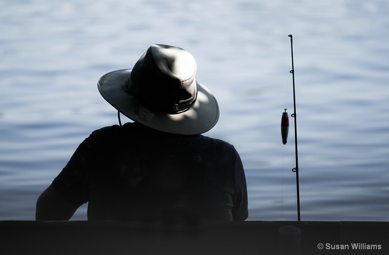 Lady Fishing