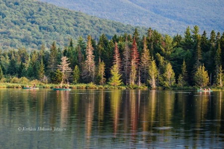 Canoers Beneath the Beauty!