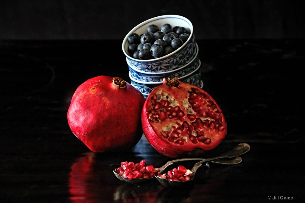 Red and Blue Fruit