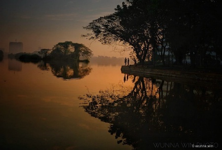 Inyar lake morning time