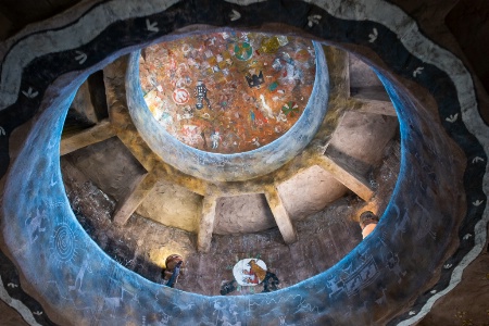 Looking up in the Watch Tower