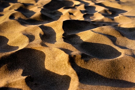 Sunset Sand Shadows